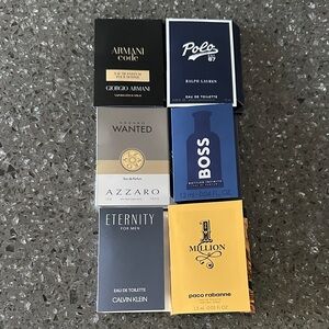 Perfume Sample pack of 6